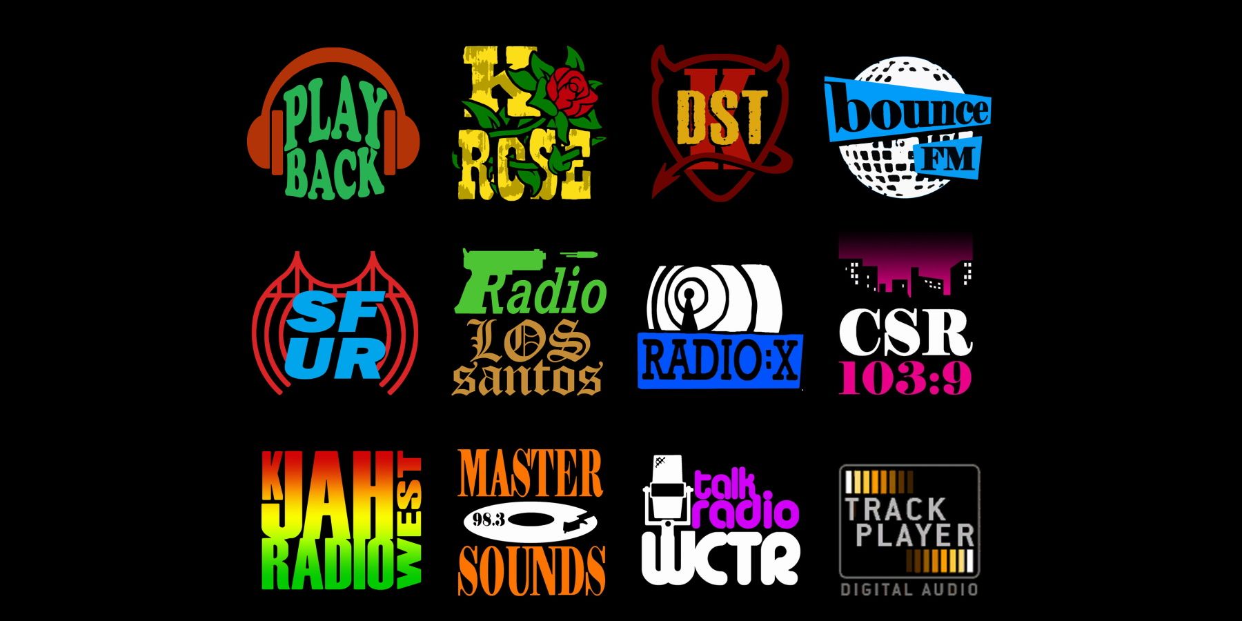 gta san andreas radio music list