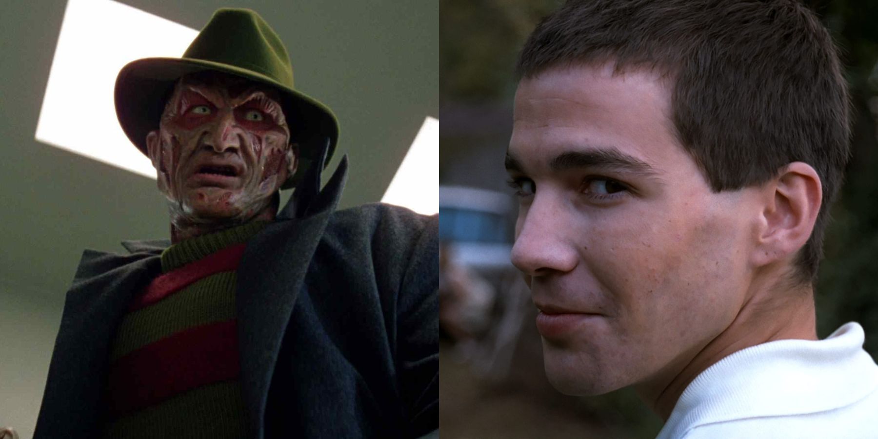 Freddy Krueger and Paul from Funny Games