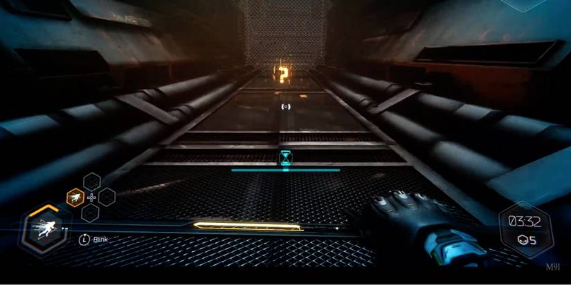 Ghostrunner - Ghostrunner collecting artifacts in Breathe In