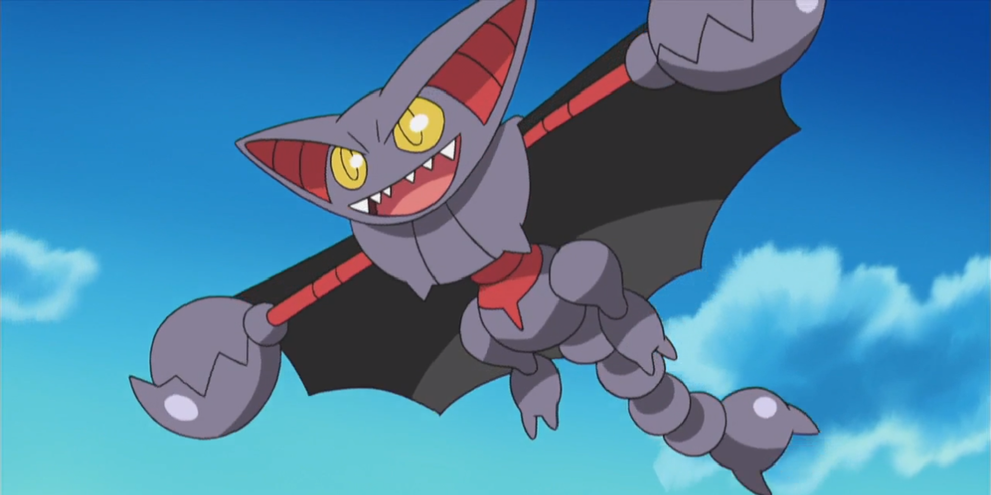Gliscor flying from the Pokemon Anime Cropped