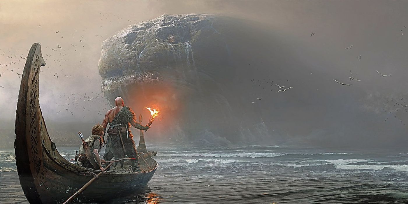 God Of War Kratos Sailing In The Norse World