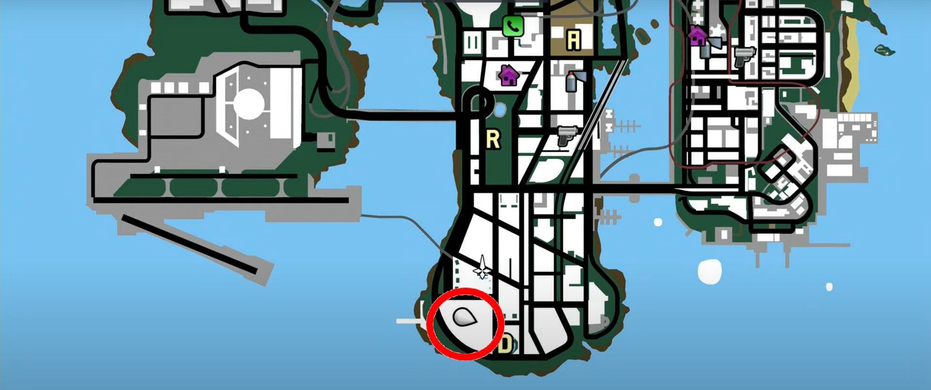 GTA 5 M16 Location Map