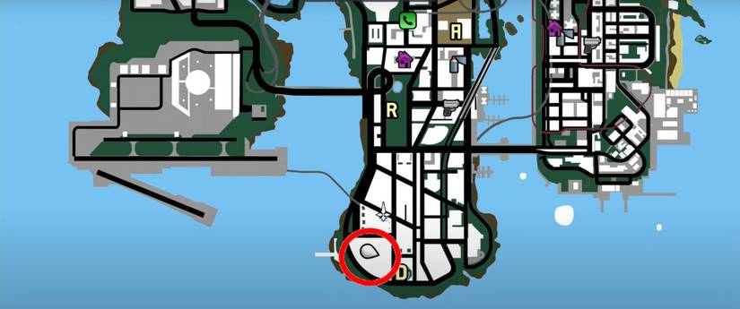 Grand Theft Auto 3 M16 Location