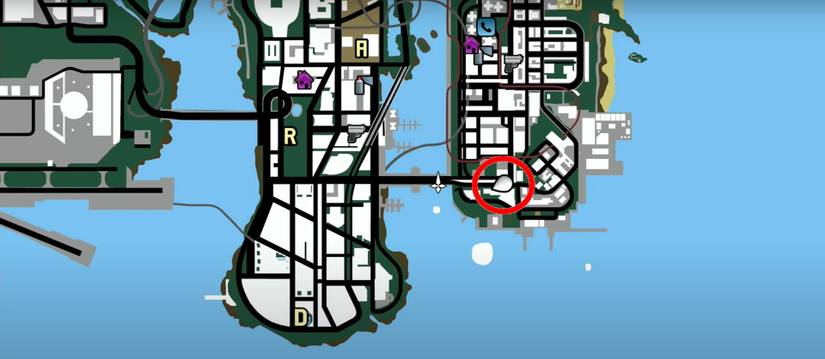 Grand Theft Auto 3 Pistol Location
