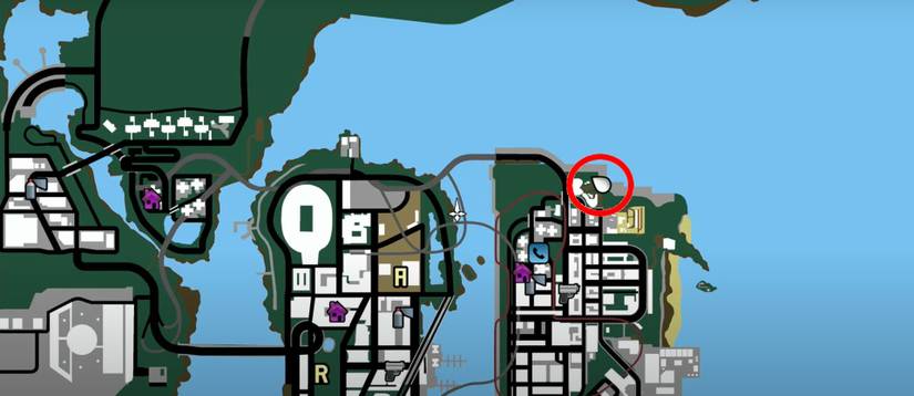 Grand Theft Auto 3 Uzi Location