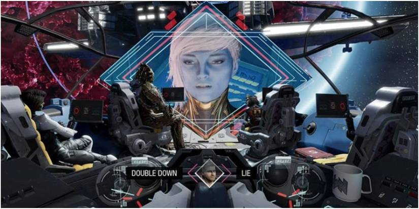 double down or Lie choice