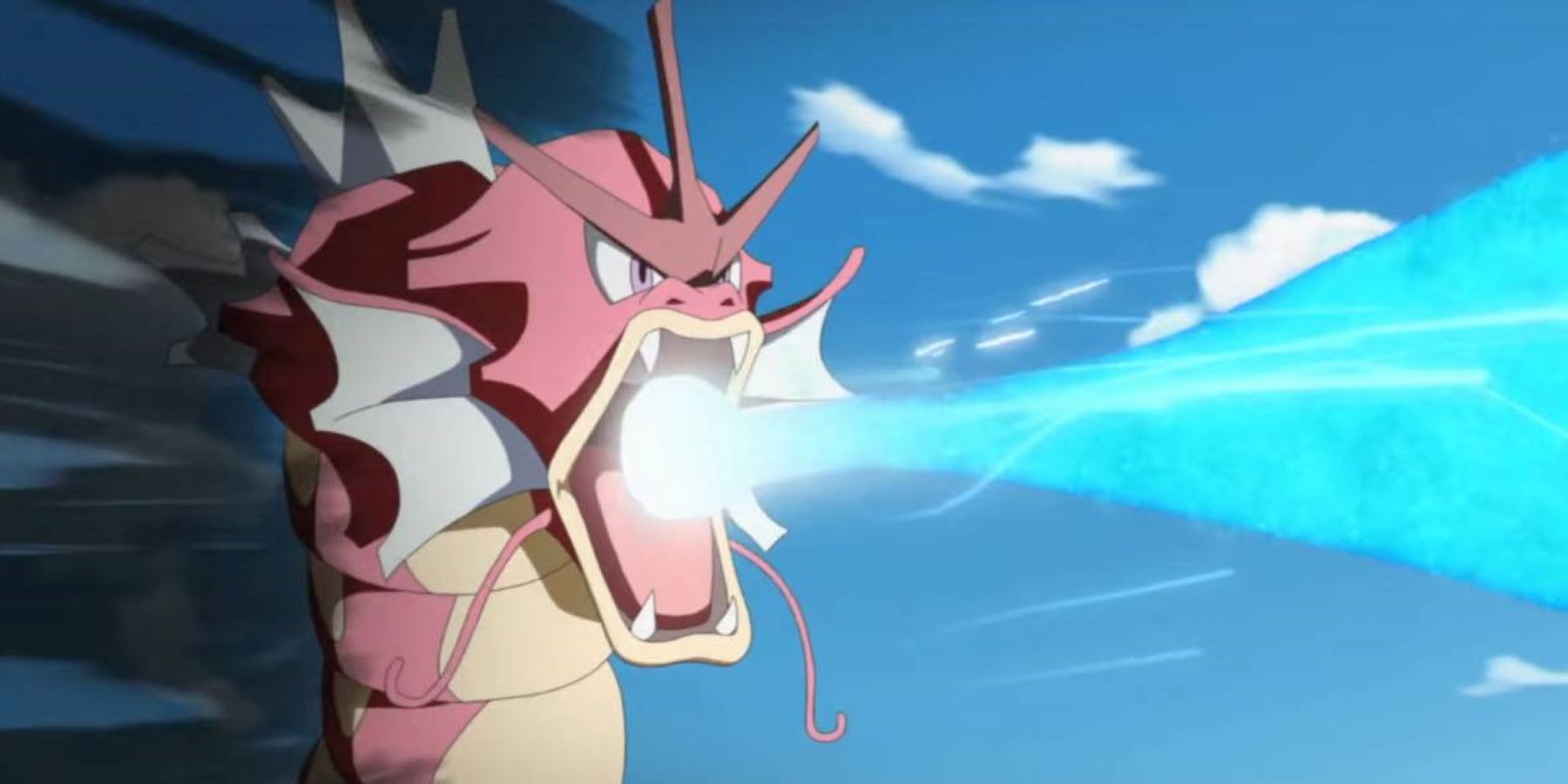 Shiny Gyarados, использующий Hyper Beam в аниме Pokemon Generations