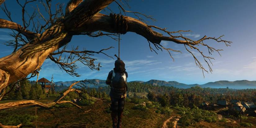 Hanged Man depicting an executed Ignatius Verriers in the Witcher 3