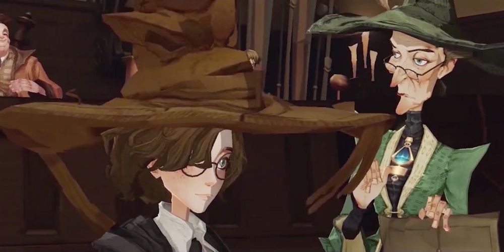 Harry Potter Magic Awakened mcgonagall and customizable character with sorting hat