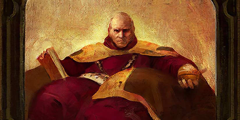 Portrait of the Hierarch Hemmelfart from the Witcher 3