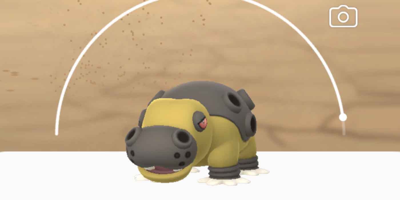 Гиппоудон наземного типа в Pokemon GO