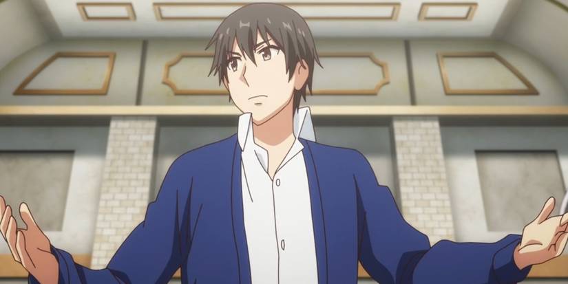 How A Realist Hero Kazuya Souma making a declaration