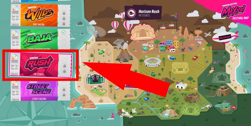 Forza Horizon 5 Adventure Chapter Accoldate Points unlock menu