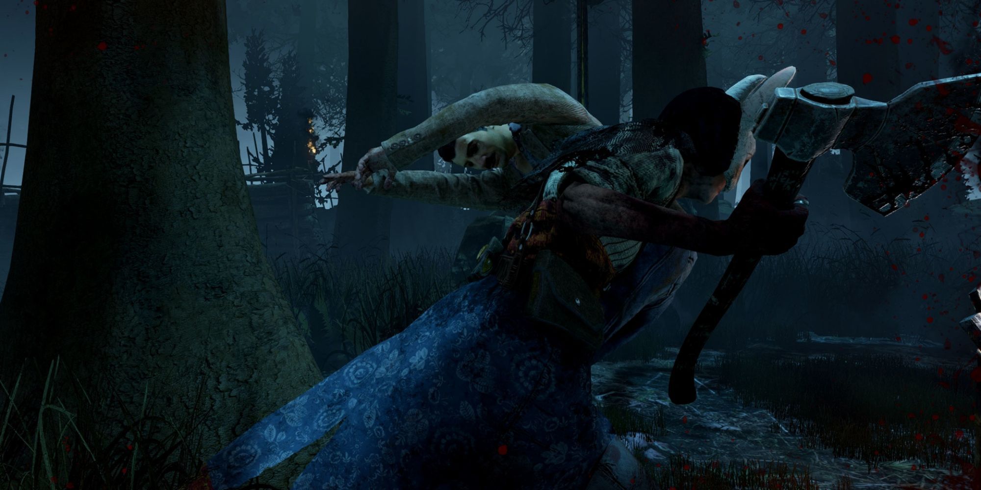 Huntress charging in Dead by Daylight
