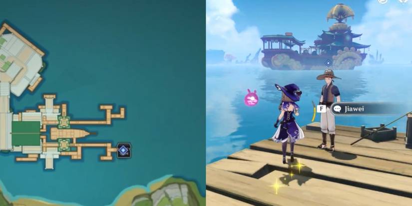 Jiawei location in Genshin Impact