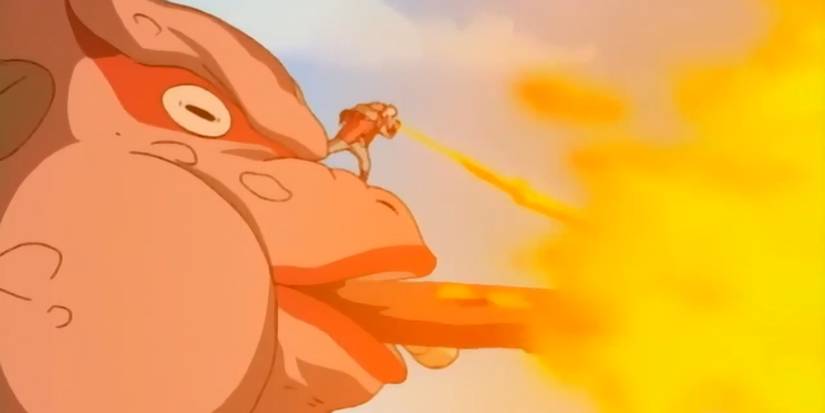 Jiraiya and Gamabunta combine their attacks