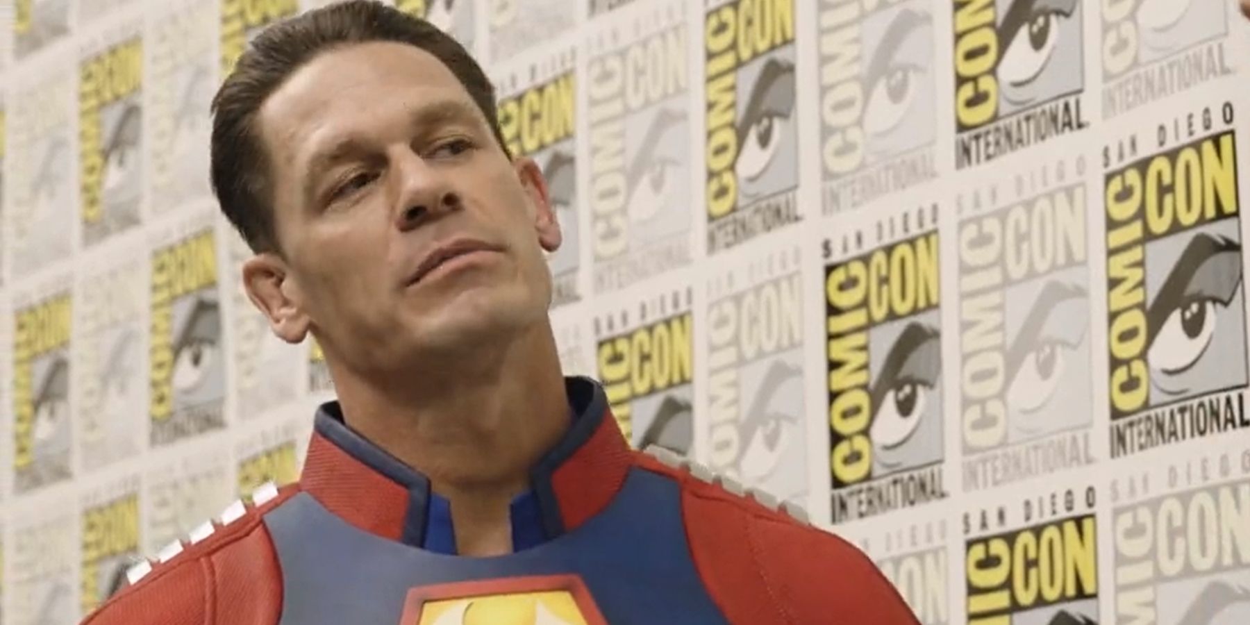 John Cena as Peacemaker at San Diego Comic-Con