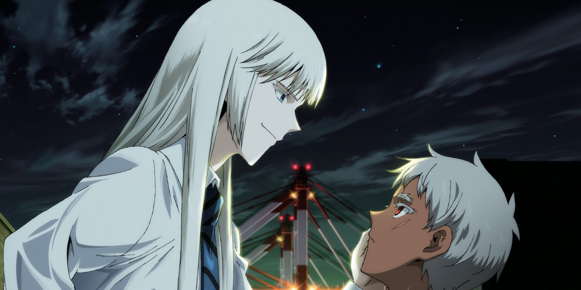 Close-up of two of the main characters from Jormungand