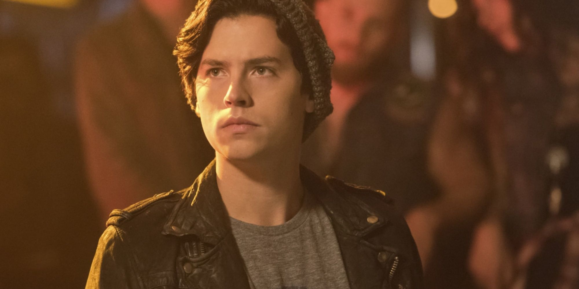 Jughead Looking Up in Front of the Serpents Cropped