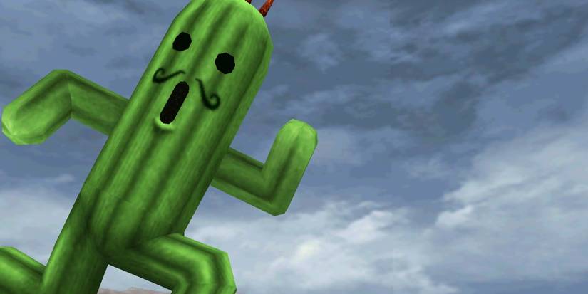 Jumbo cactuar in Final Fantasy 8. 