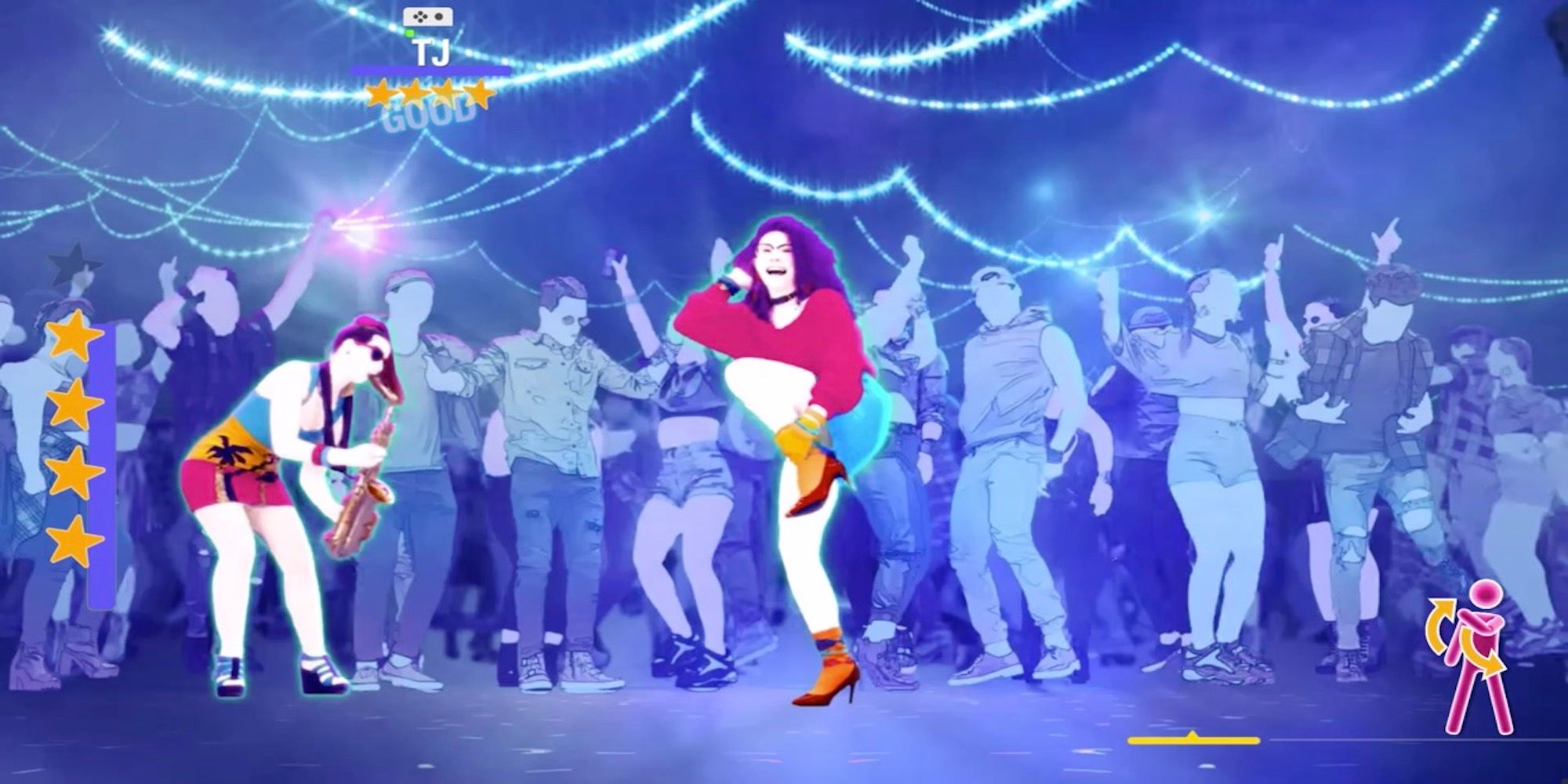Dancing to Last Friday Night in Just Dance 2022