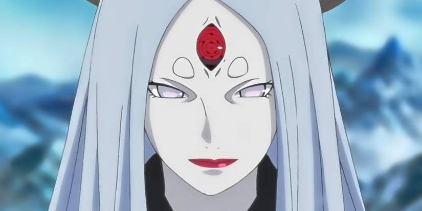 Kaguya with her Byakugan