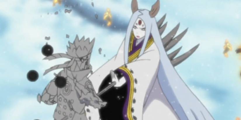 Kaguya kills Naruto's clone