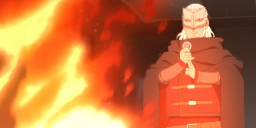 Kashin Koji uses the Samadhi Flames in Boruto