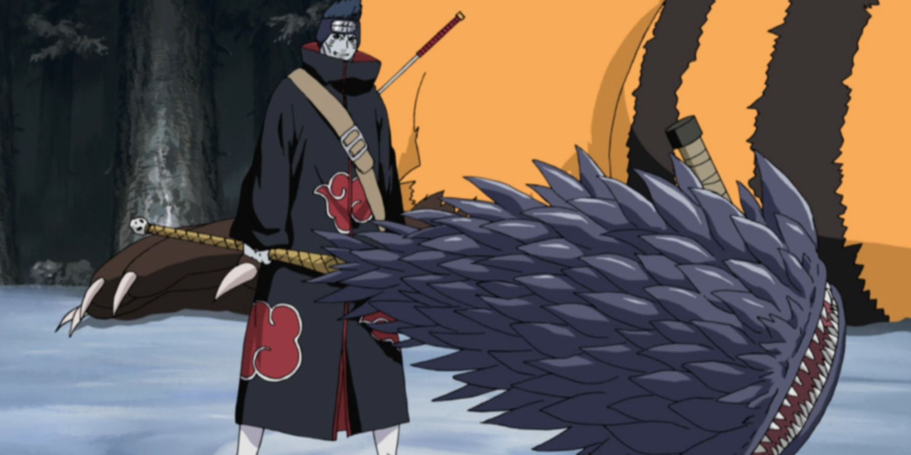 Kisame with the Samehada