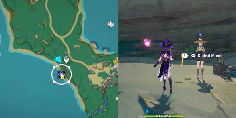 Kujirai Momiji location in Genshin Impact