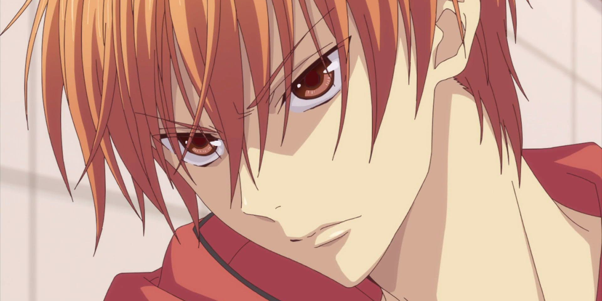 Kyo Sohma angry and frowning Fruits Basket 