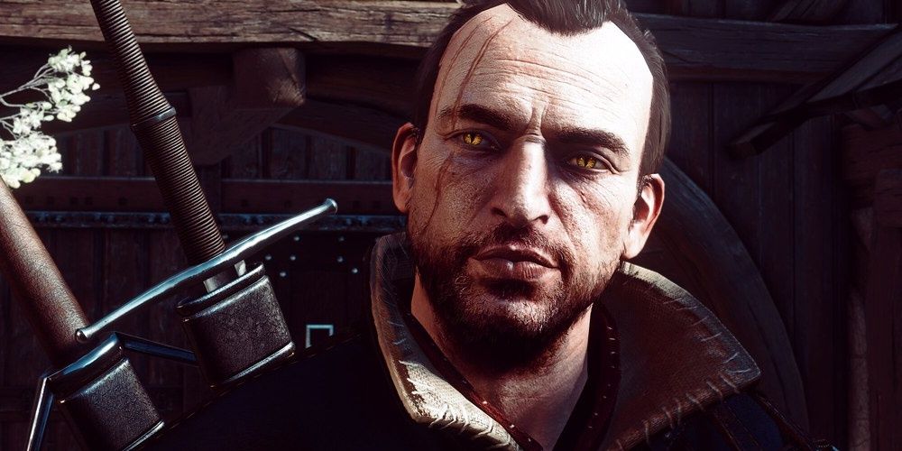 Lambert close up shot in The Witcher 3