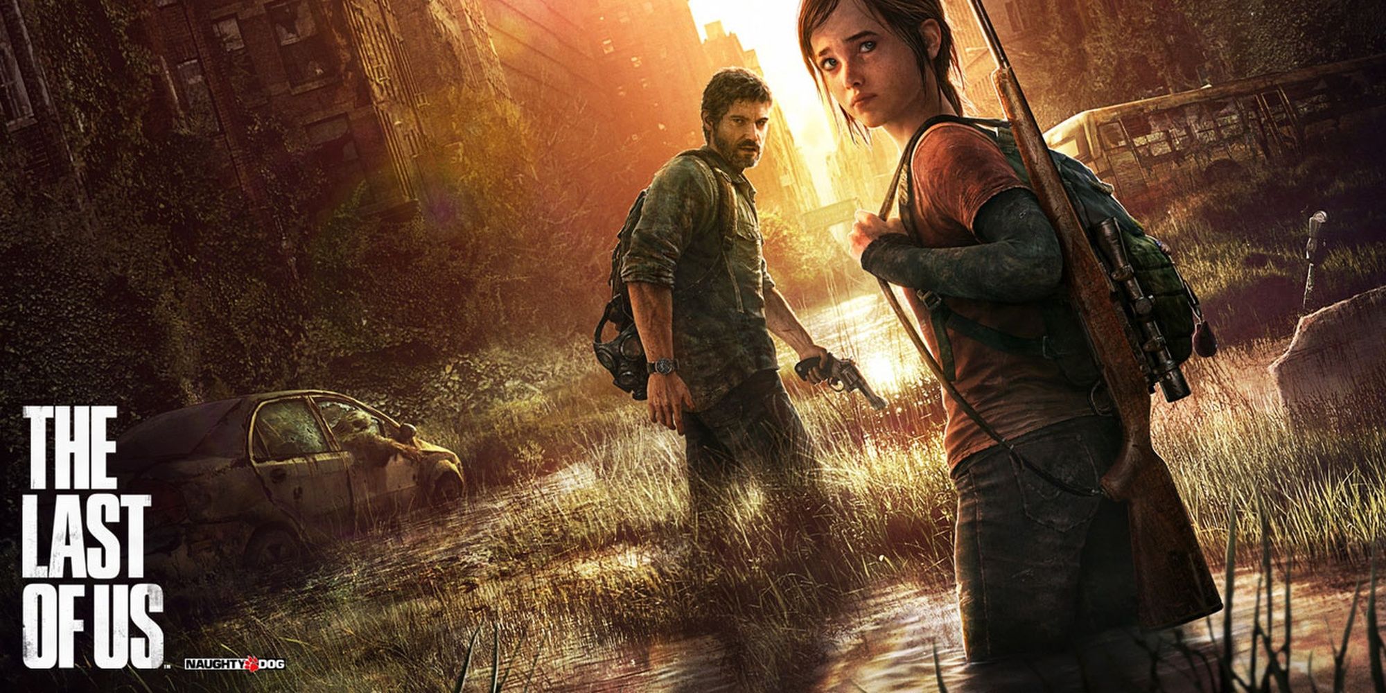 Last of Us Joel and Ellie Looking Back on the Cover Cropped