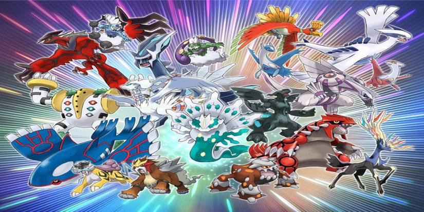 Legendary Pokemon Art From Bulbapedia