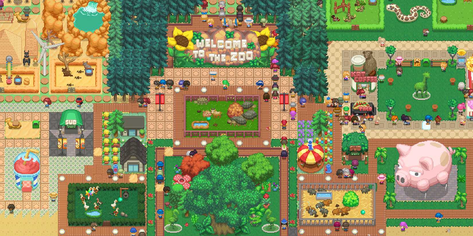 Vamos construir uma paisagem de zoológico