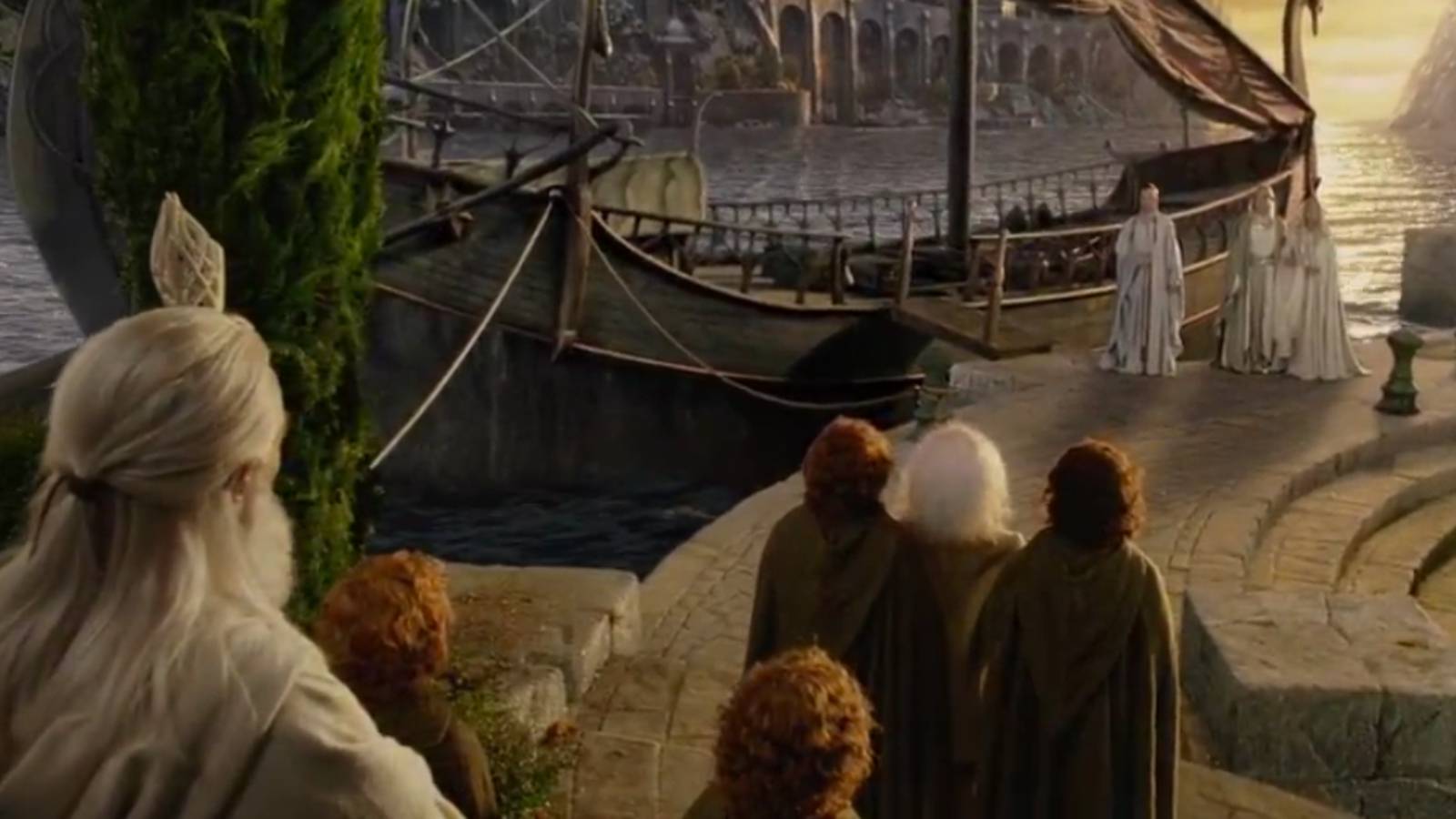 Lord of the Rings Frodo leaving