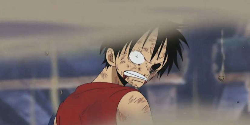 Luffy fights Crocodile