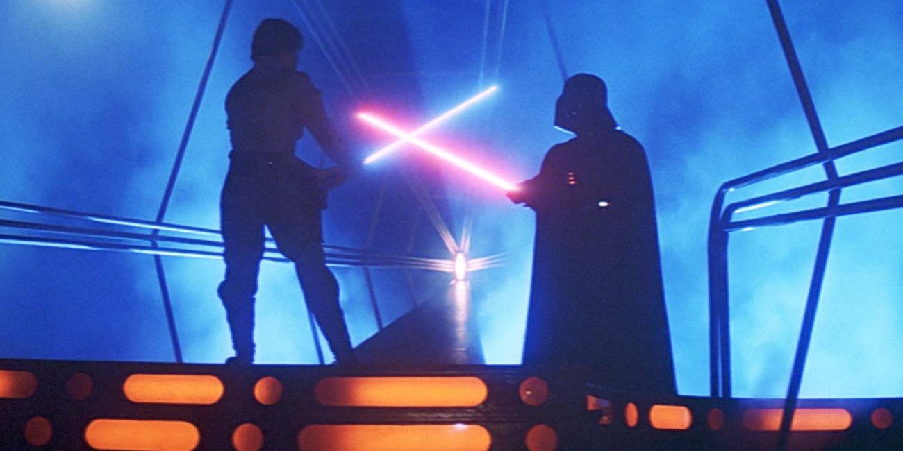Luke and Vader's duel in The Empire Strikes Back