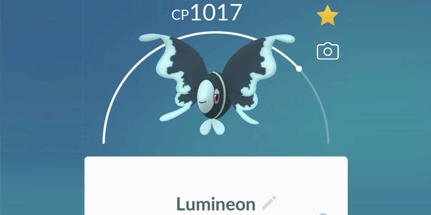 Lumineon is a Water type Pokemon in Pokemon GO