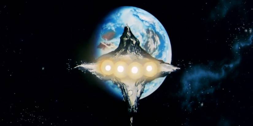 MSG Hathaway Char's Counterattack the asteroid Axis looming over the Earth