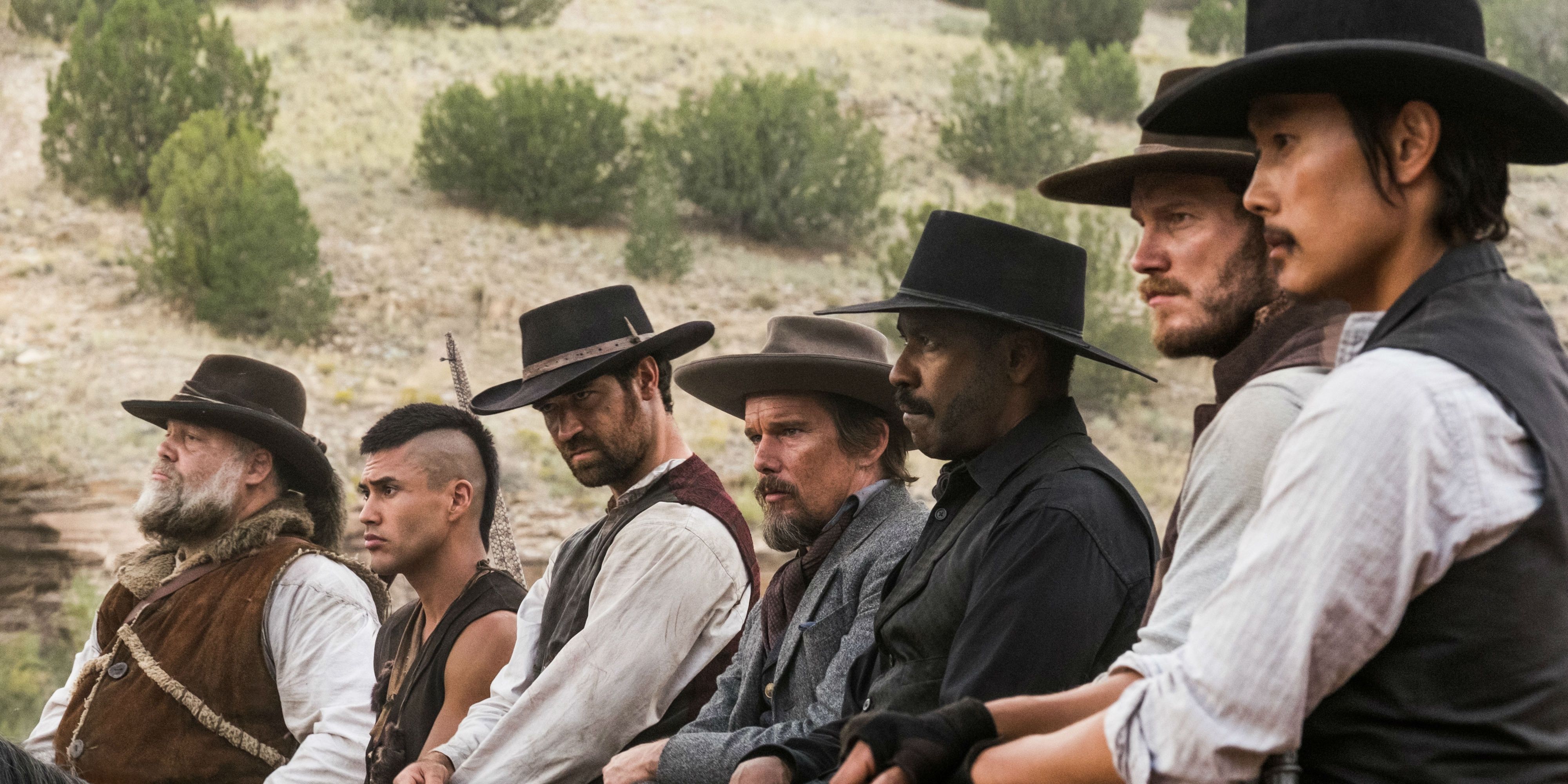 The seven heroes in The Magnificent Seven