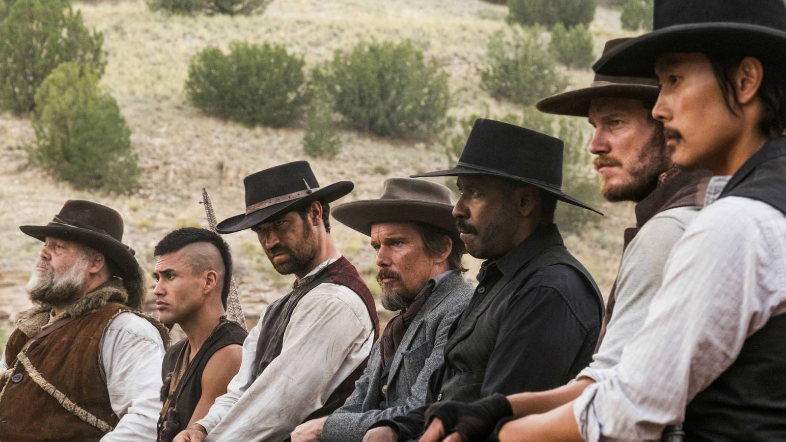 The seven heroes in The Magnificent Seven
