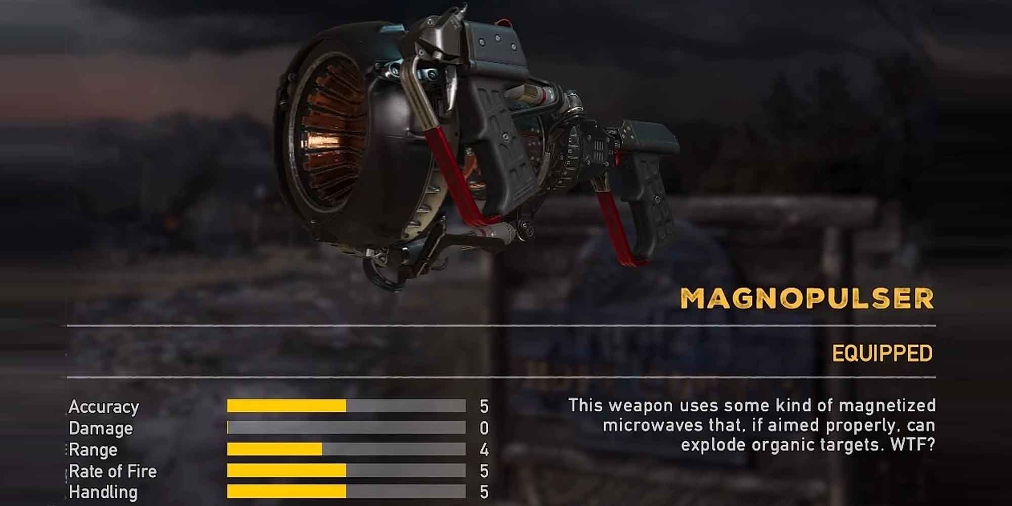 The Magnopulser is an energy-based weapon in Far Cry 5