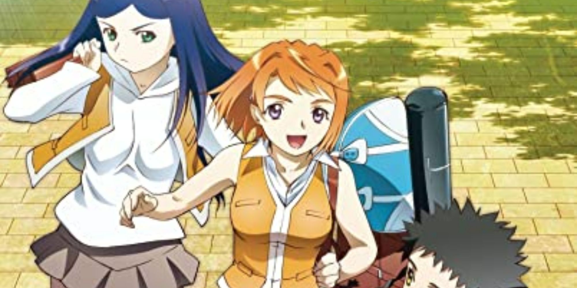 The three lead characters from Mai-Hime