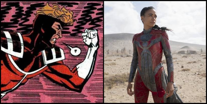 MCU Eternals Makkari Comic and Movie