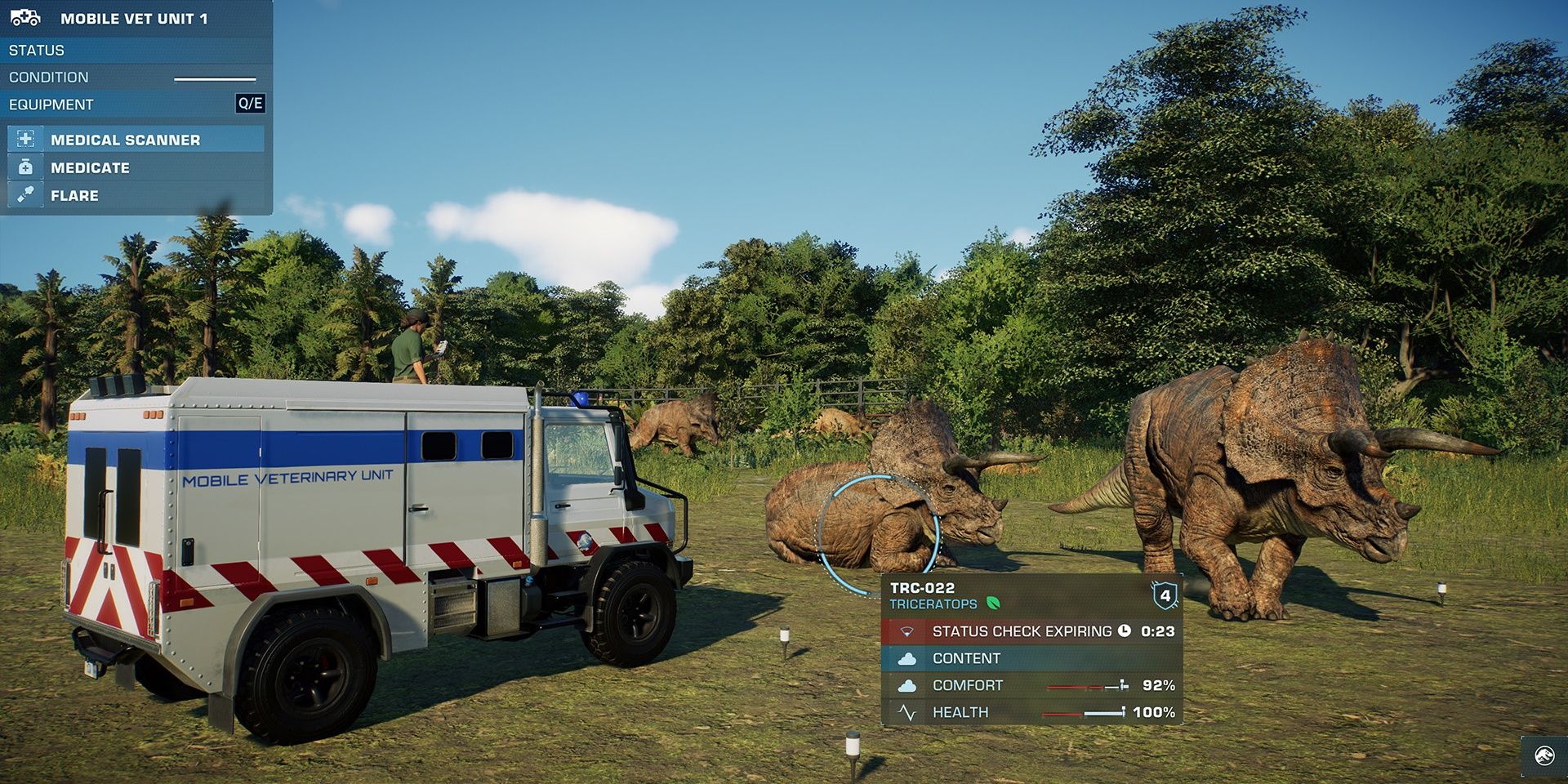 Jurassic World Evolution 2 - management gameplay