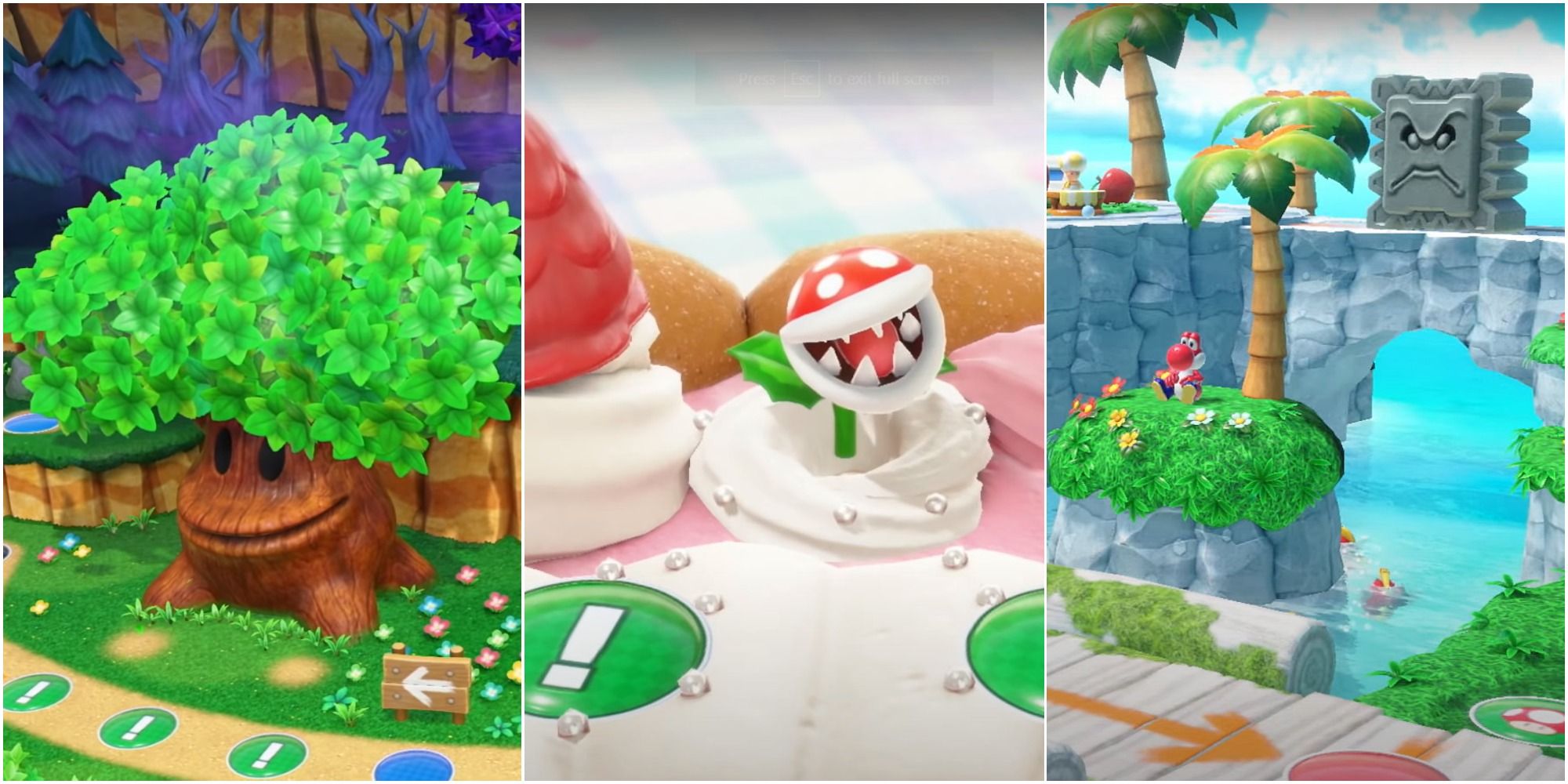 Mario Party Superstars Woody Woods Piranha Plant Yoshi's Island Boards