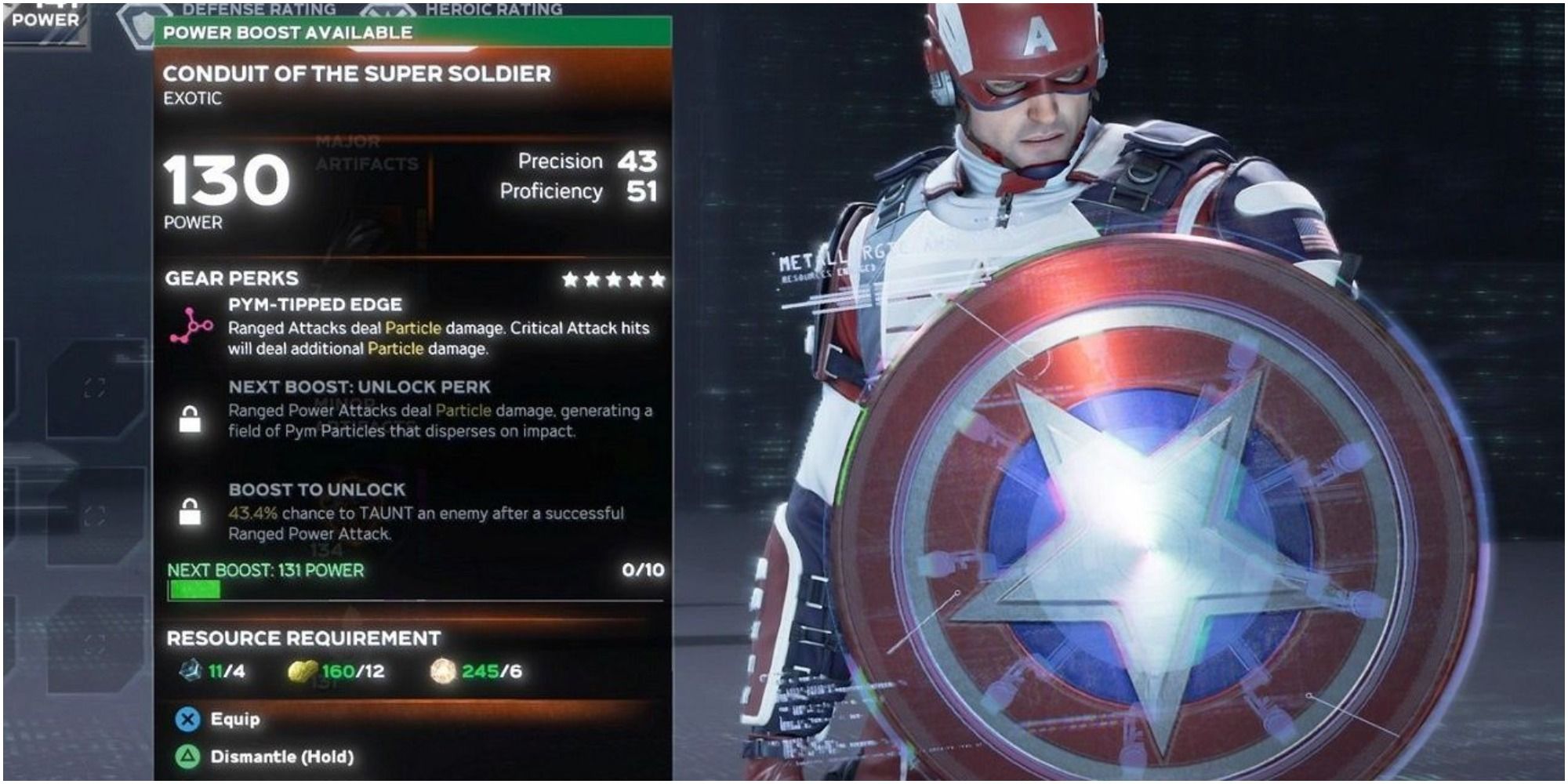 Marvels-Avengers Gear for Captain America