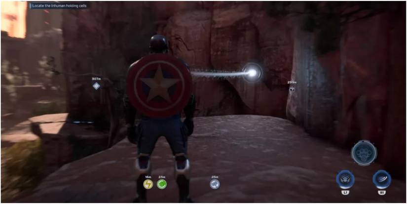 Marvels Avengers marking locations