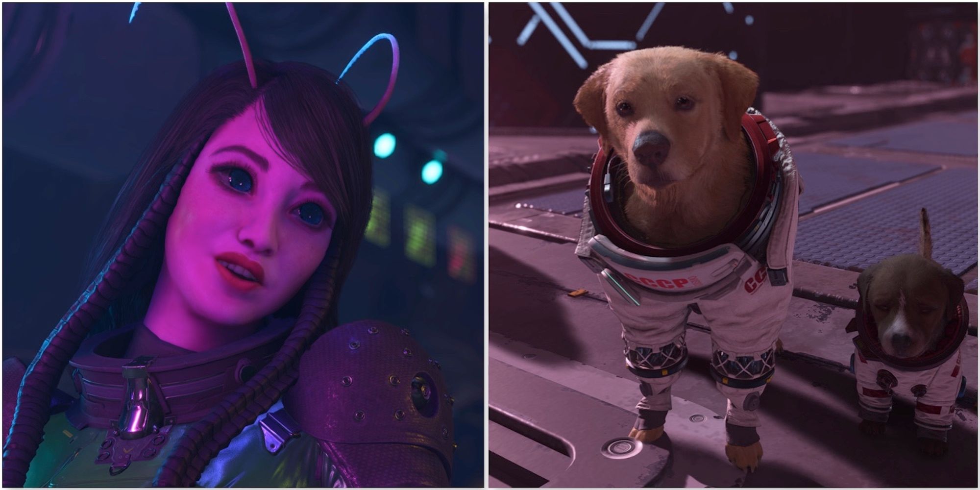 Mantis and Cosmo from Marvel’s Guardians of the Galaxy